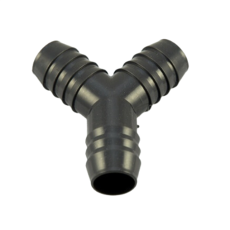 Y-Fitting 1" Hose x 1" Hose x 1" Hose