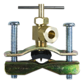 RO Self Piercing Brass Saddle Valve 1/4" Compression