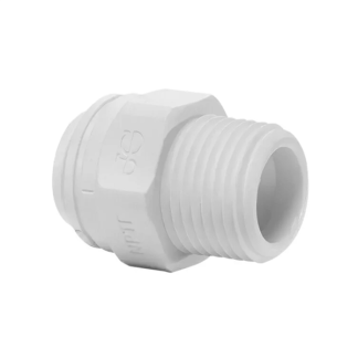 RO Male Connector 1/4" Tube QC x 3/8" MPT