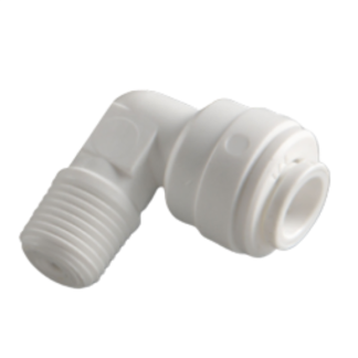 RO Elbow 1/4" Tube QC x 1/4" MPT w/ O-Ring