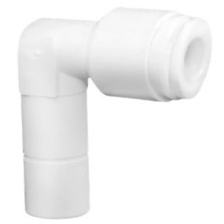 RO Elbow 1/4" Stem x 1/4" Tube QC