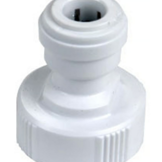 RO Garden Hose Adapter 3/4" FPT x 3/8" Tube QC