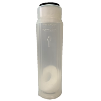 RO 10" Clear Refillable Screw Bottom Cartridge