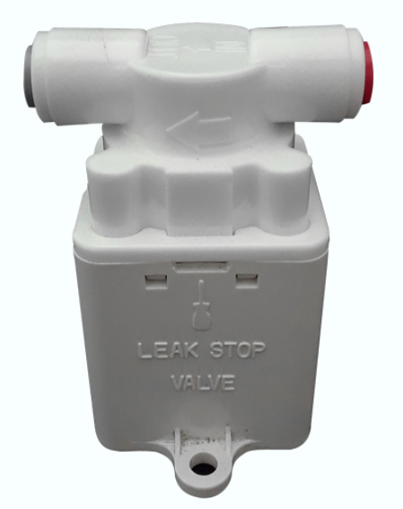RO Spring Loaded Leak Detector Shut-Off Valve 1/4" QC