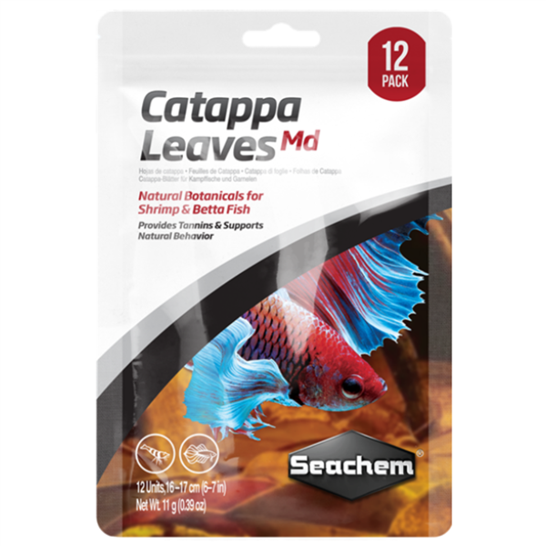 Seachem Catappa Leaves Medium - 12 Pack