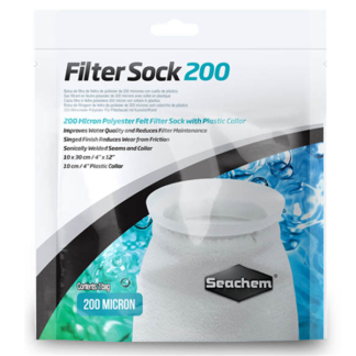 Seachem Filter Sock 200 Micron Welded 4" x 12"