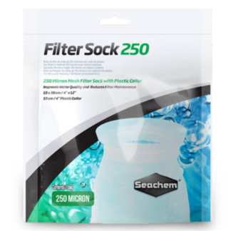 Seachem Filter Sock 250 Micron Welded 4" x 12"