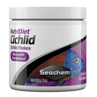 Seachem NutriDiet Cichlid Flakes w/ Probiotics