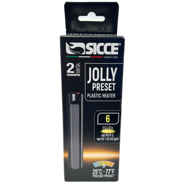 Sicce JOLLY Preset 6 - Submersible Heater - 6 Watt