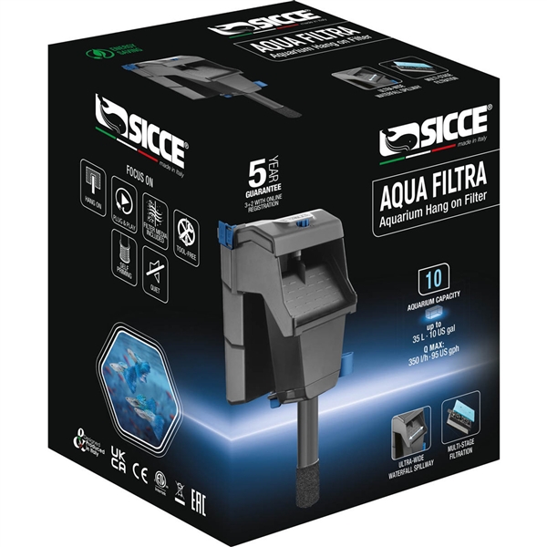 Sicce Aqua Filtra 10 Hang On Filter