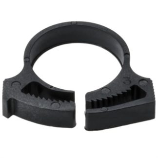 Plastic Snapper Hose Clamp 5/8" - BLACK - 50 Count