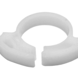 Plastic Snapper Hose Clamp 5/8" - WHITE - 50 Count