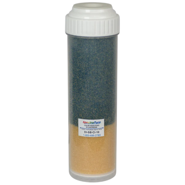 SpectraPure Silica Buster Color Changing DI Cartridge, 10"