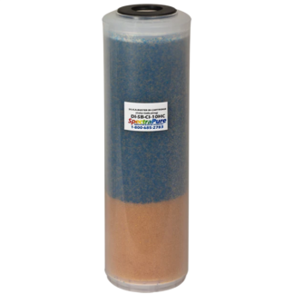 SpectraPure Super DI High Capacity Silica Buster DI Cartridge Color Indicating, 10" (DI-SB-CI-10HC)