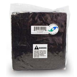 Two Little Fishies SeaVeggies Purple Seaweed Bulk Pack (100 Sheets)