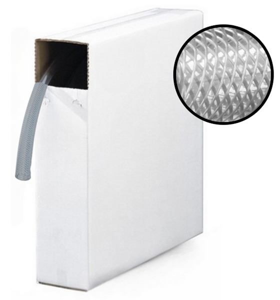 UDP Braided Vinyl Tubing - 1" ID x 1-3/8" OD - 50 Ft. Box