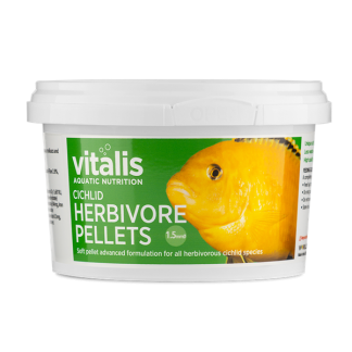 Vitalis Nutrition Cichlid Herbivore Soft Pellets 140g - 1.5mm