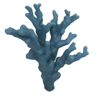 Weco Artificial/Rubber Coral - Tree Coral Blue - Medium