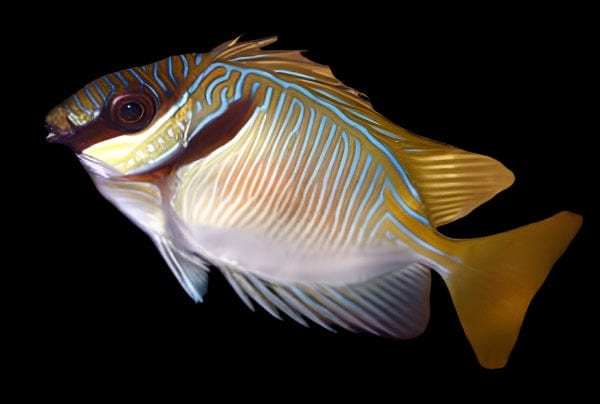 Scribbled Rabbitfish