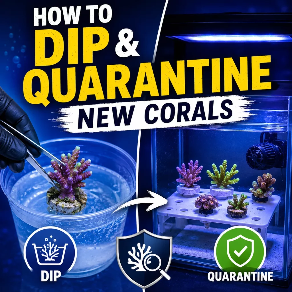 How to Dip & Quarantine New Corals