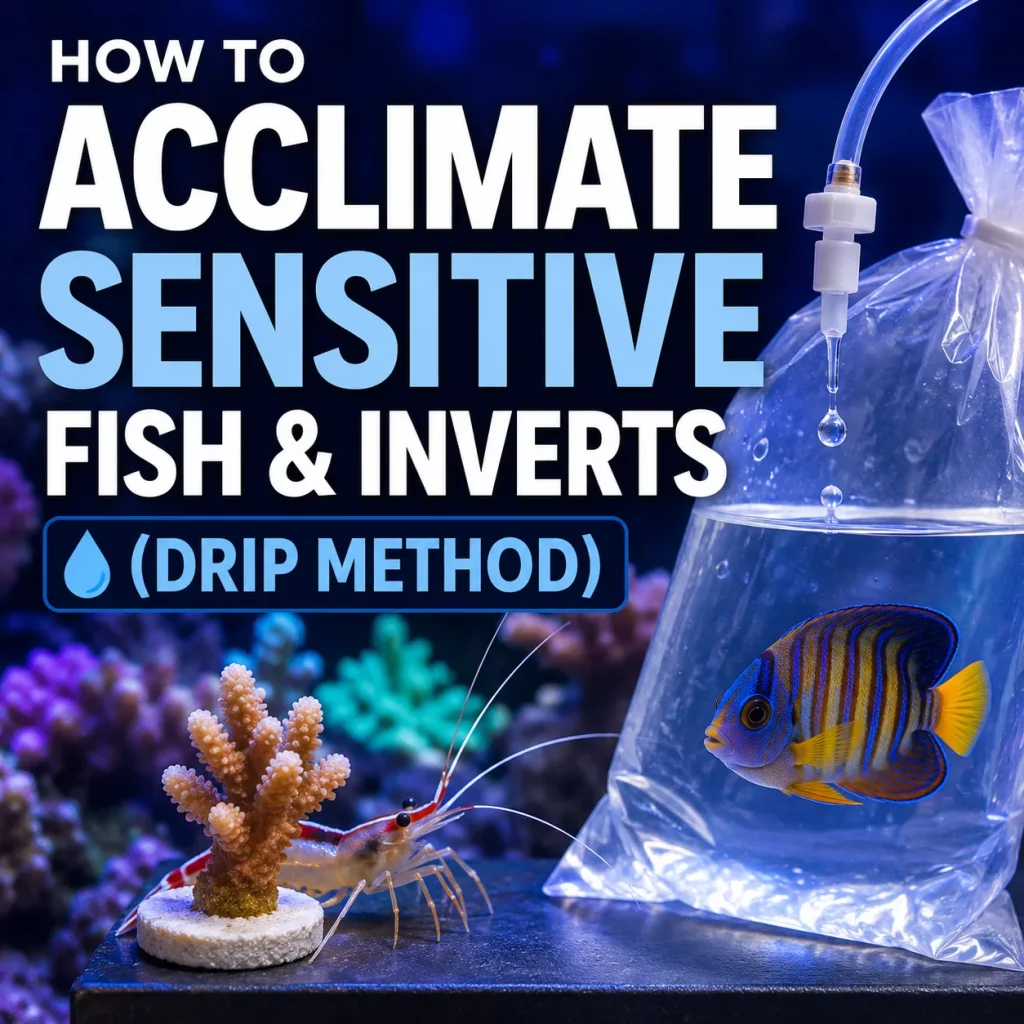 Drip Acclimation for Sensitive Invertebrates & Fish
