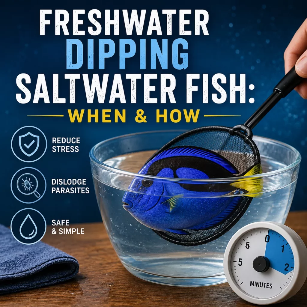 Freshwater Dipping Saltwater Fish: When & How