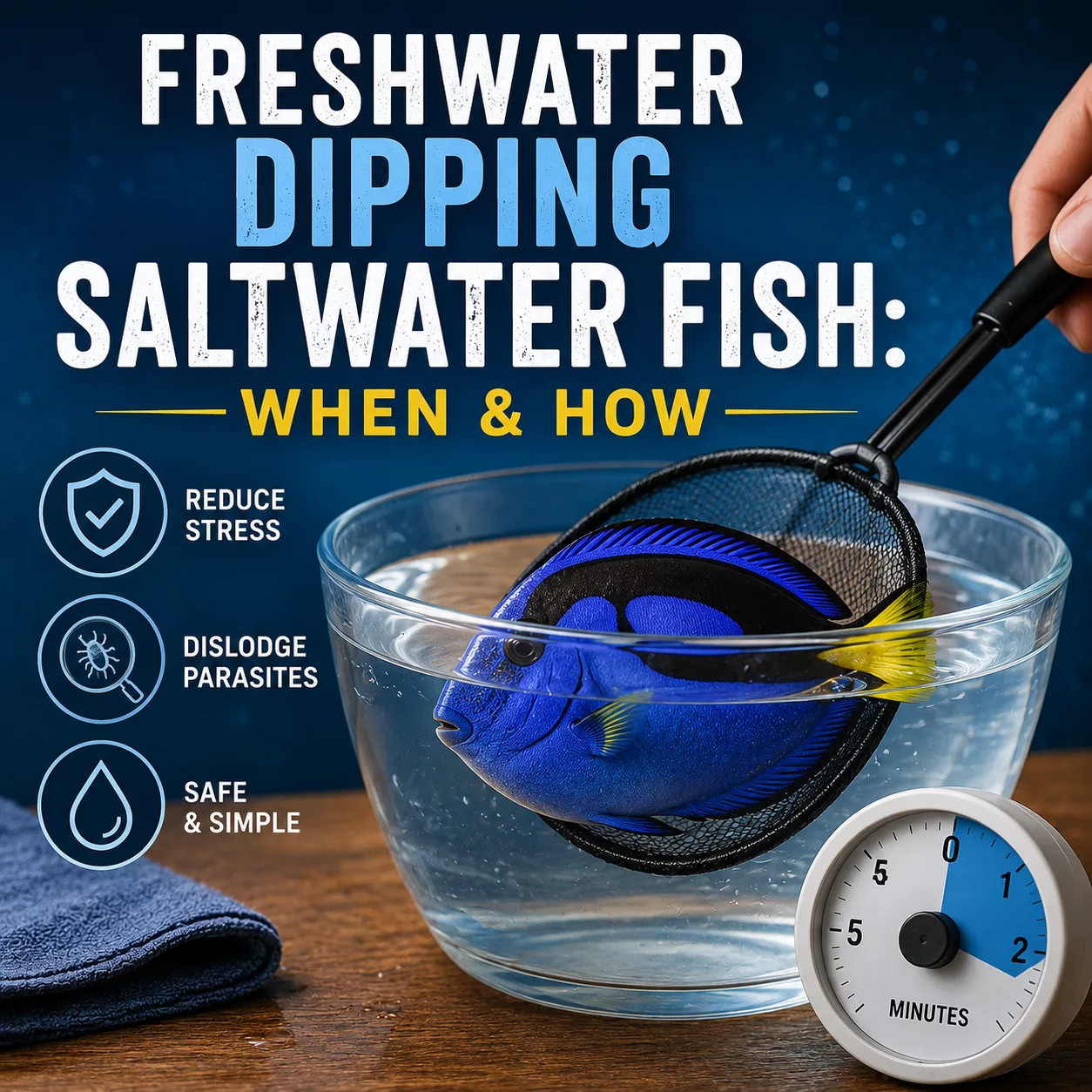 Freshwater Dipping Saltwater Fish: When & How