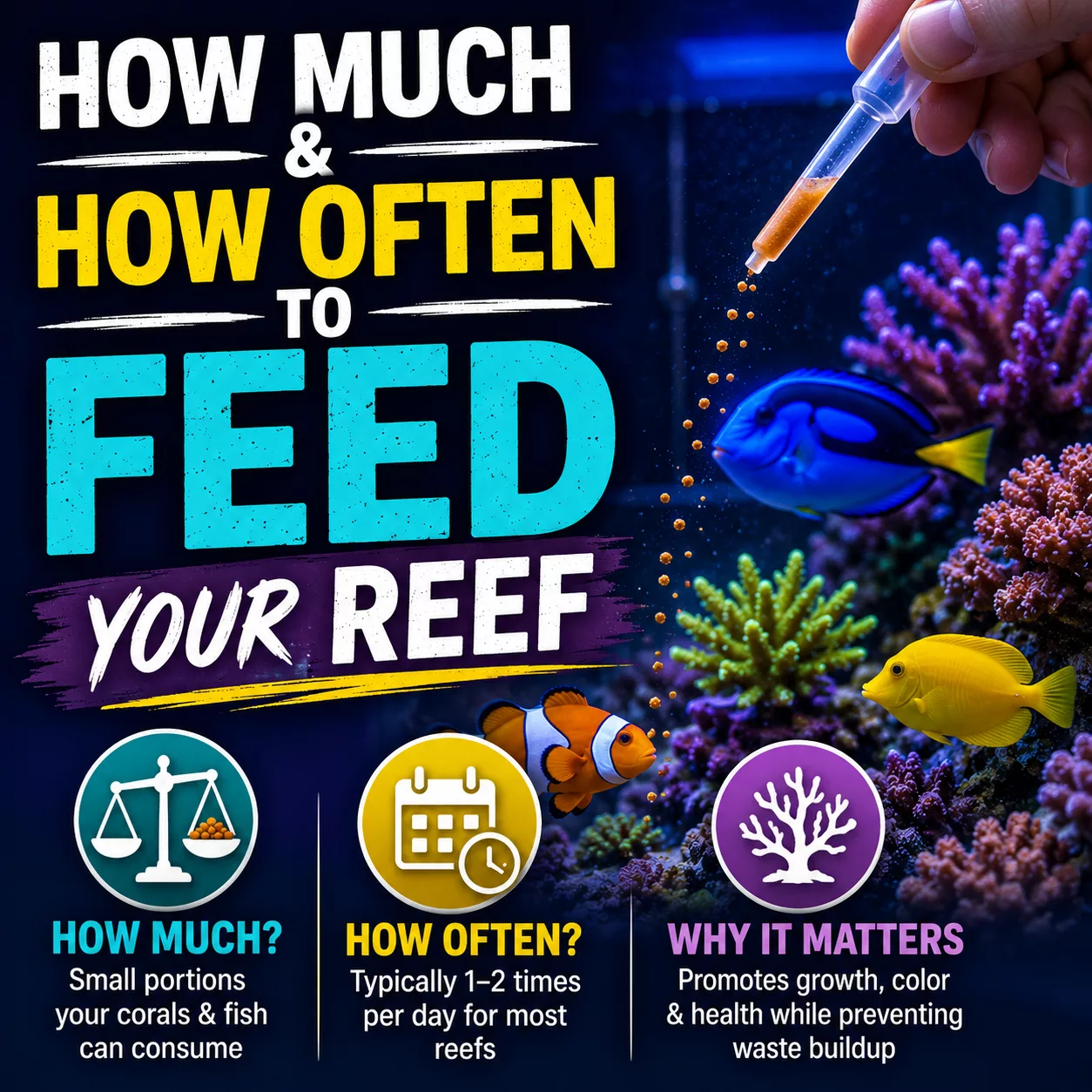 How Much & How Often Should I Feed My Reef?